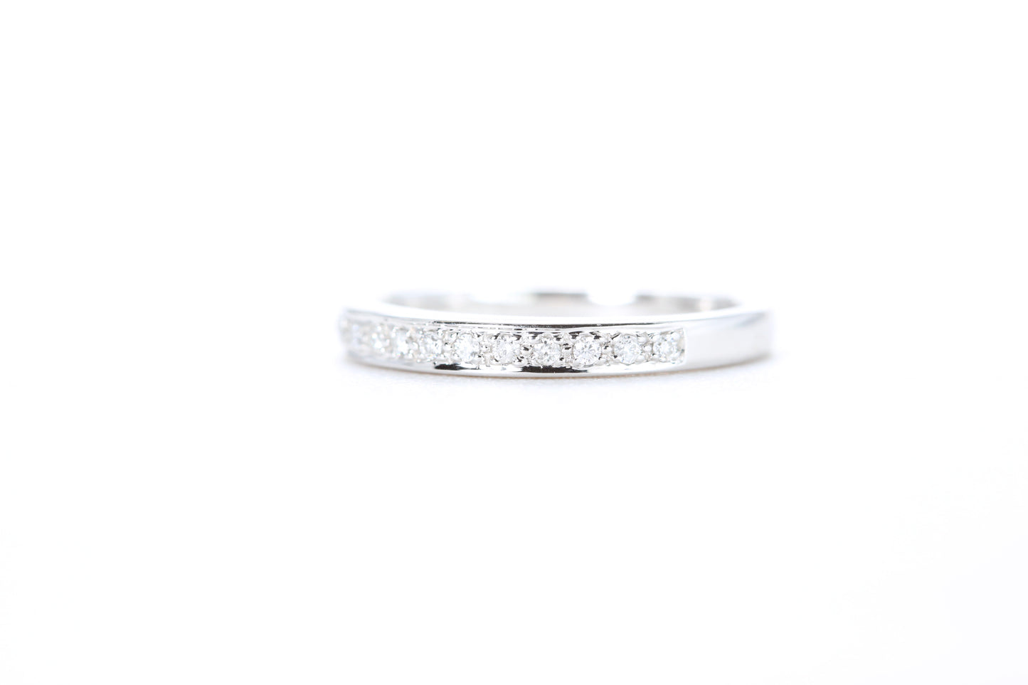 Single Row Pavé Diamond Ring 1/10 Carat