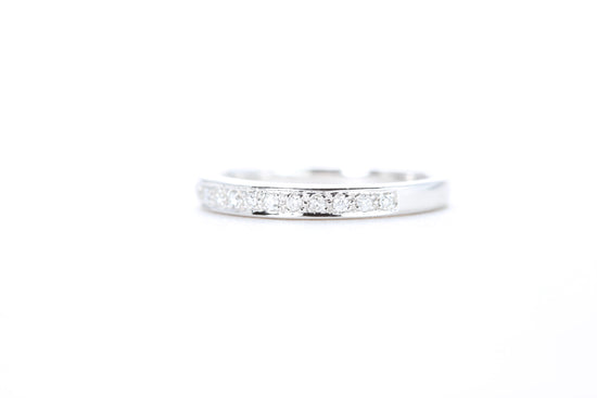 Single Row Pavé Diamond Ring 1/10 Carat