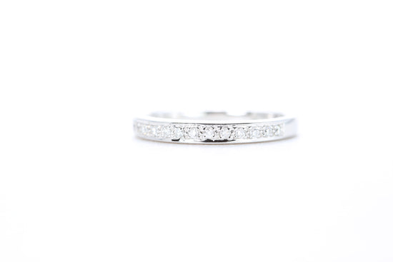 Single Row Pavé Diamond Ring 1/10 Carat