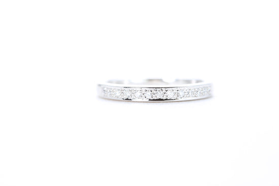 Single Row Pavé Diamond Ring 1/10 Carat