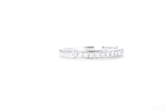 Single Row Pavé Diamond Ring 1/5 Carat