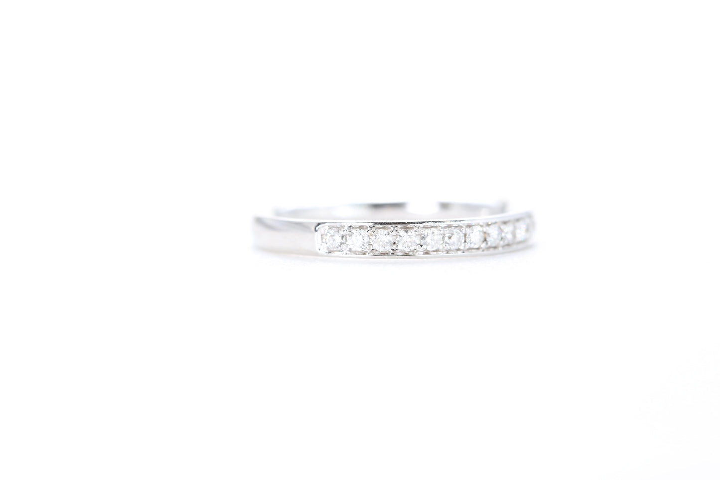 Single Row Pavé Diamond Ring 1/5 Carat