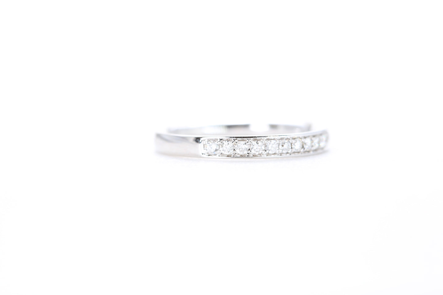 Single Row Pavé Diamond Ring 1/5 Carat