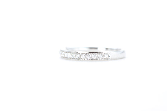 Single Row Pavé Diamond Ring 1/5 Carat