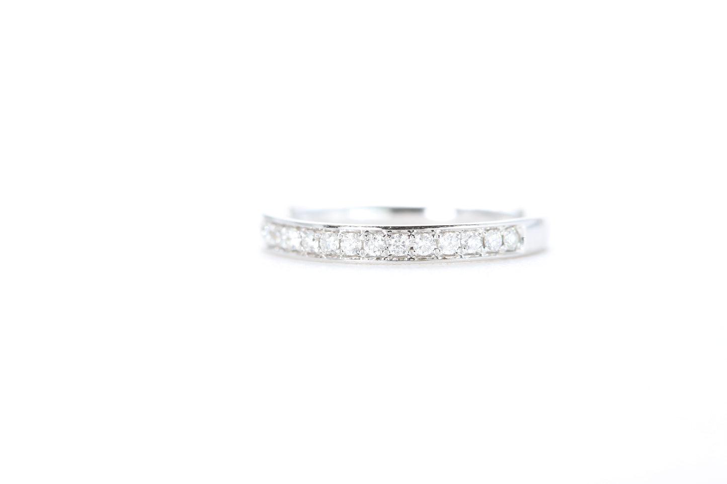 Single Row Pavé Diamond Ring 1/5 Carat