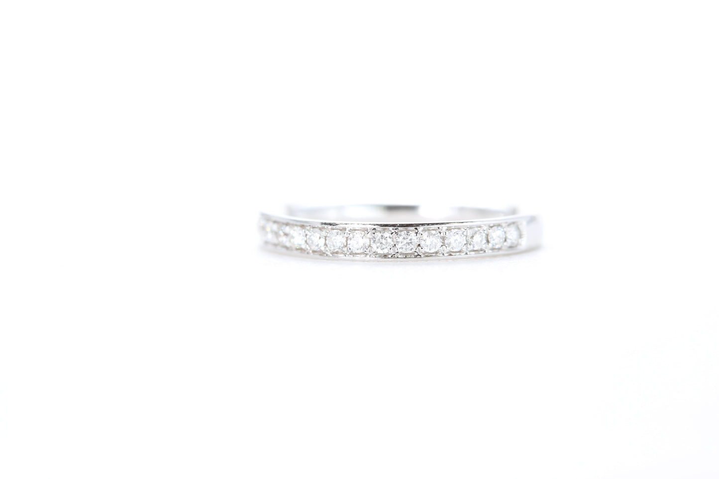 Single Row Pavé Diamond Ring 1/5 Carat
