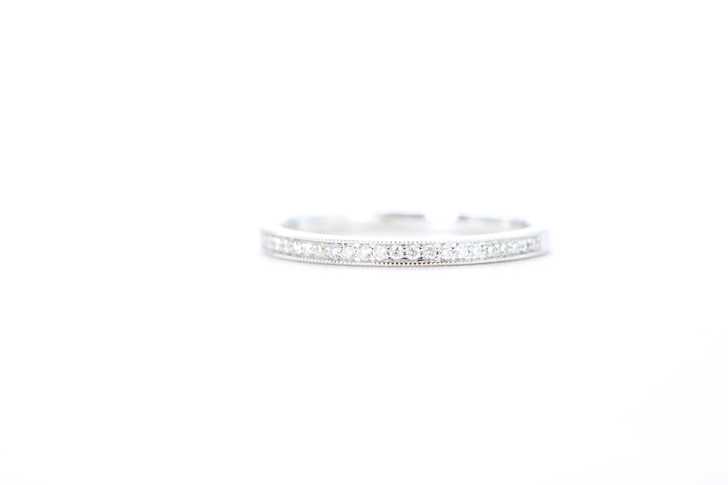 Single Row Pavé Diamond Ring 1/5 Carat