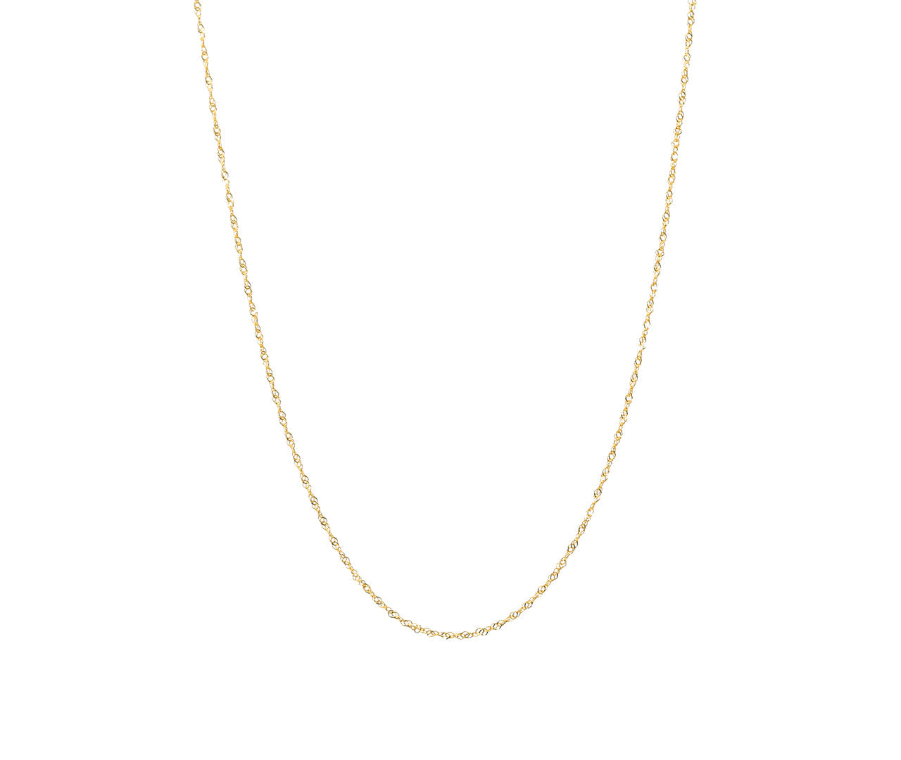 Load image into Gallery viewer, Twist 24k Gold Chain 18 Inches
