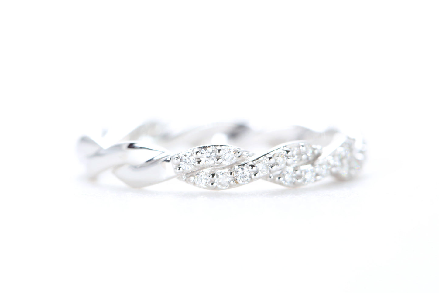 Twist Diamond Ring