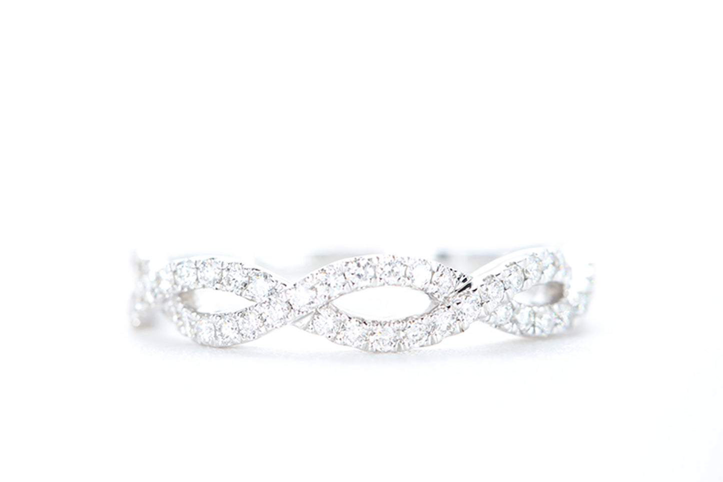 Woven Diamond Ring