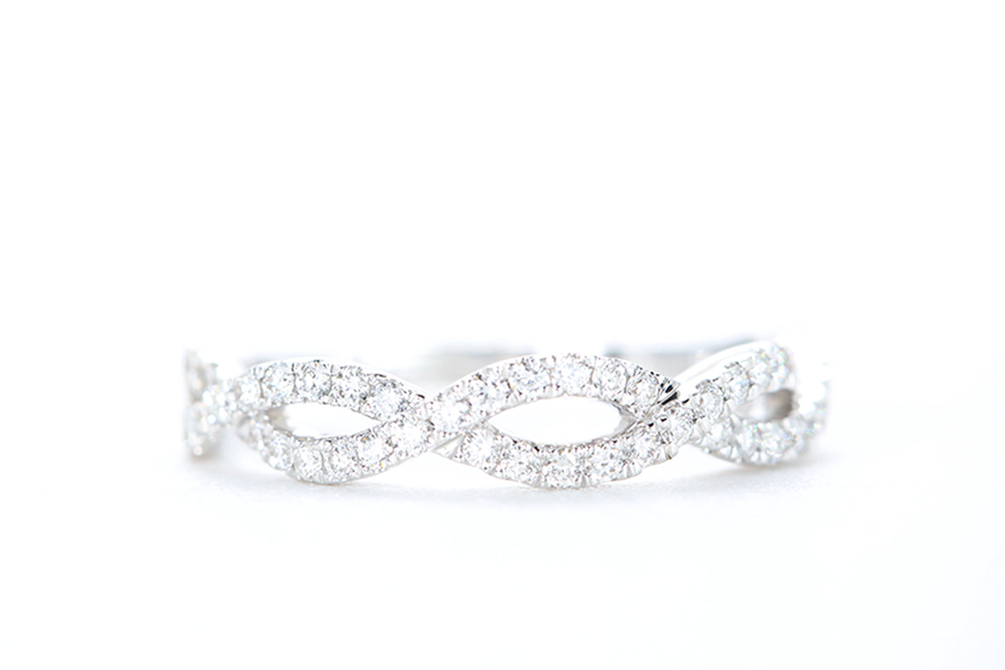 Woven Diamond Ring