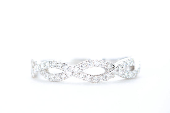 Woven Diamond Ring