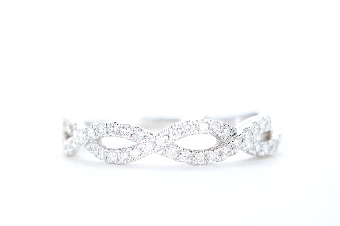 Woven Diamond Ring