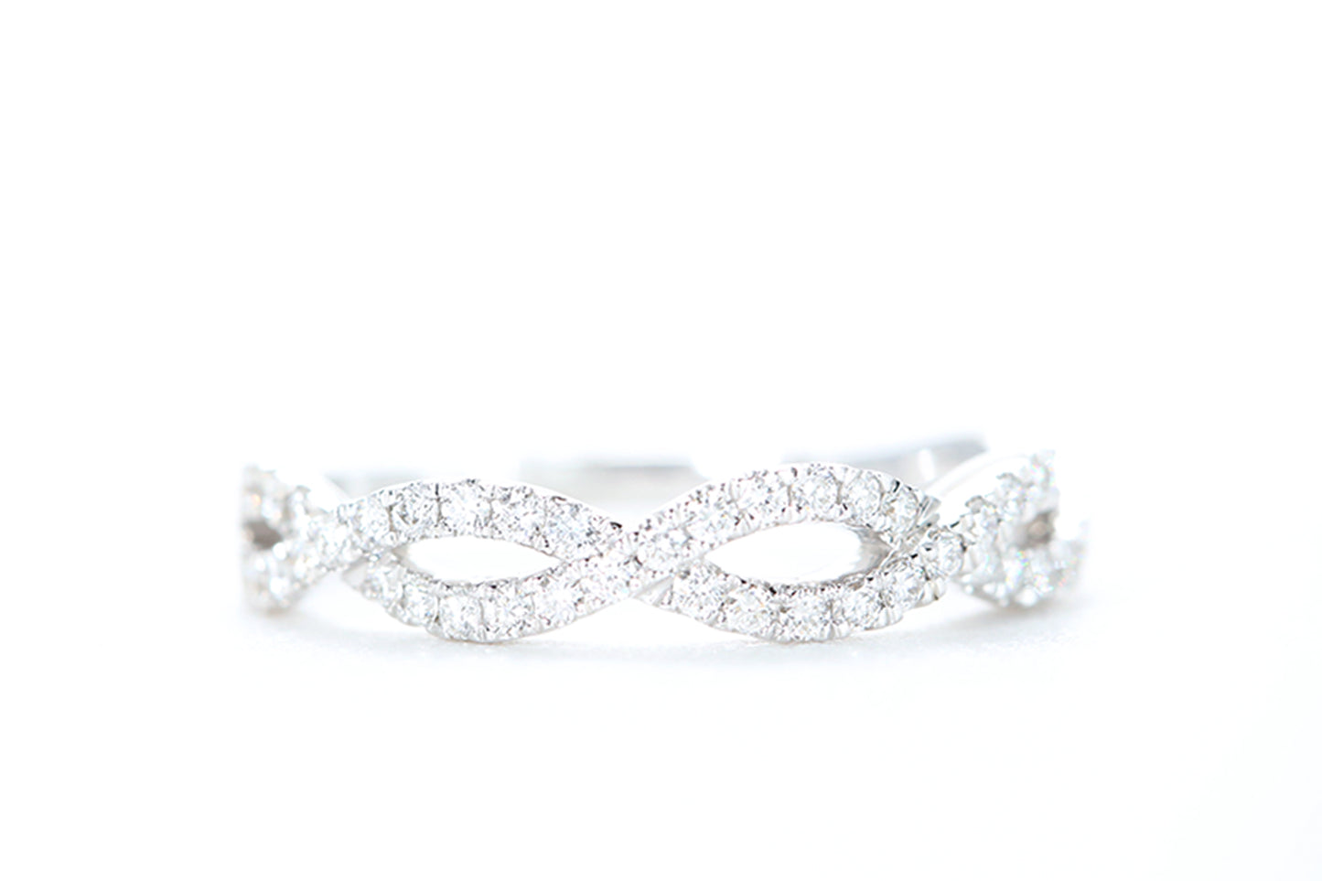 Woven Diamond Ring