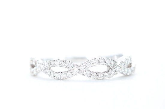 Woven Diamond Ring