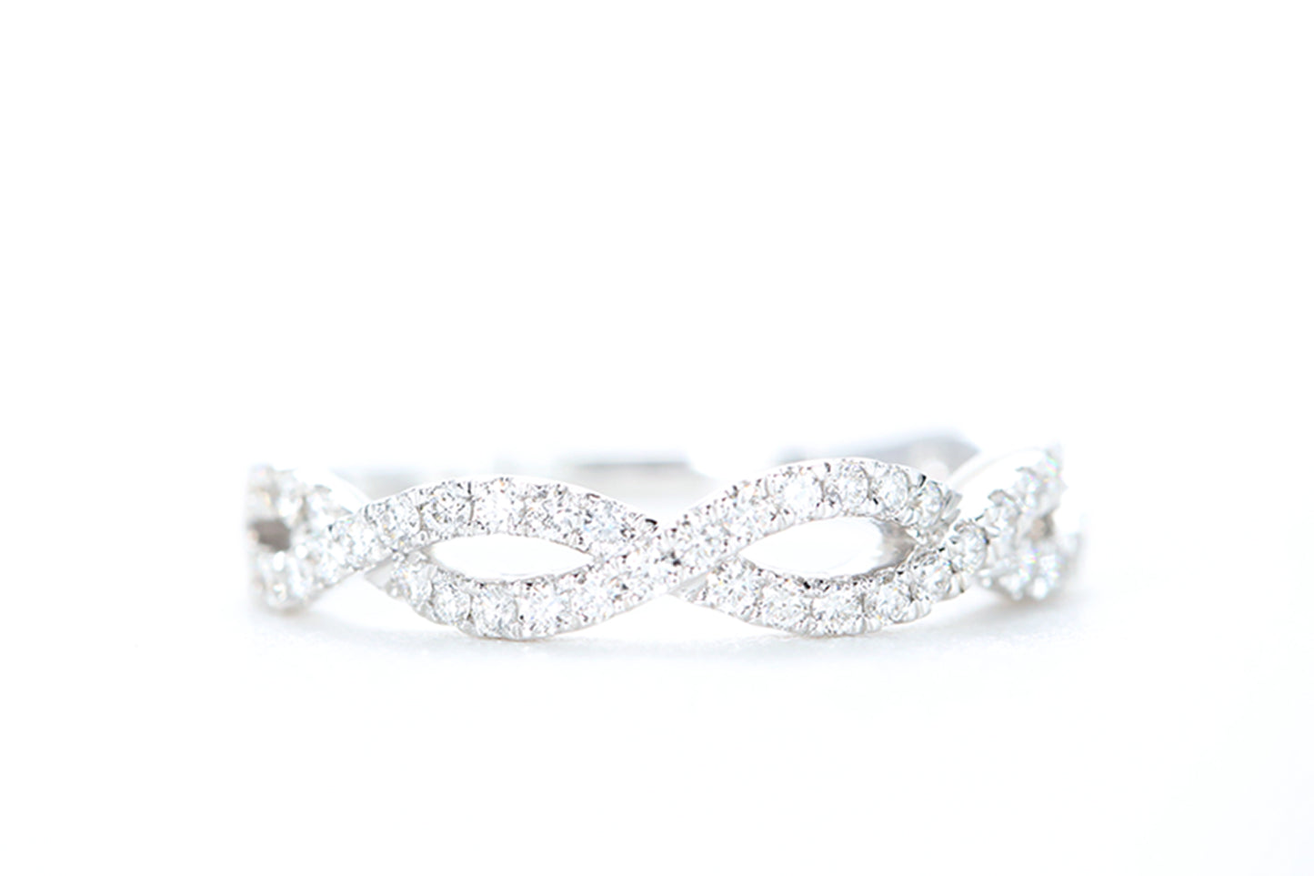 Woven Diamond Ring