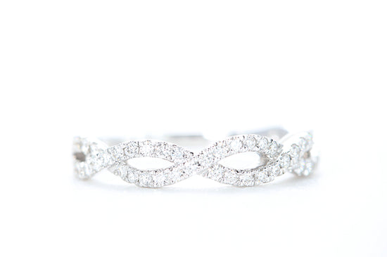 Woven Diamond Ring