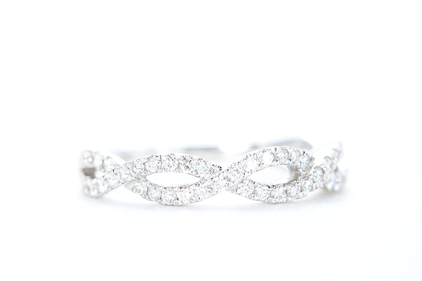 Woven Diamond Ring