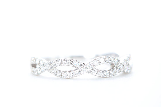 Woven Diamond Ring