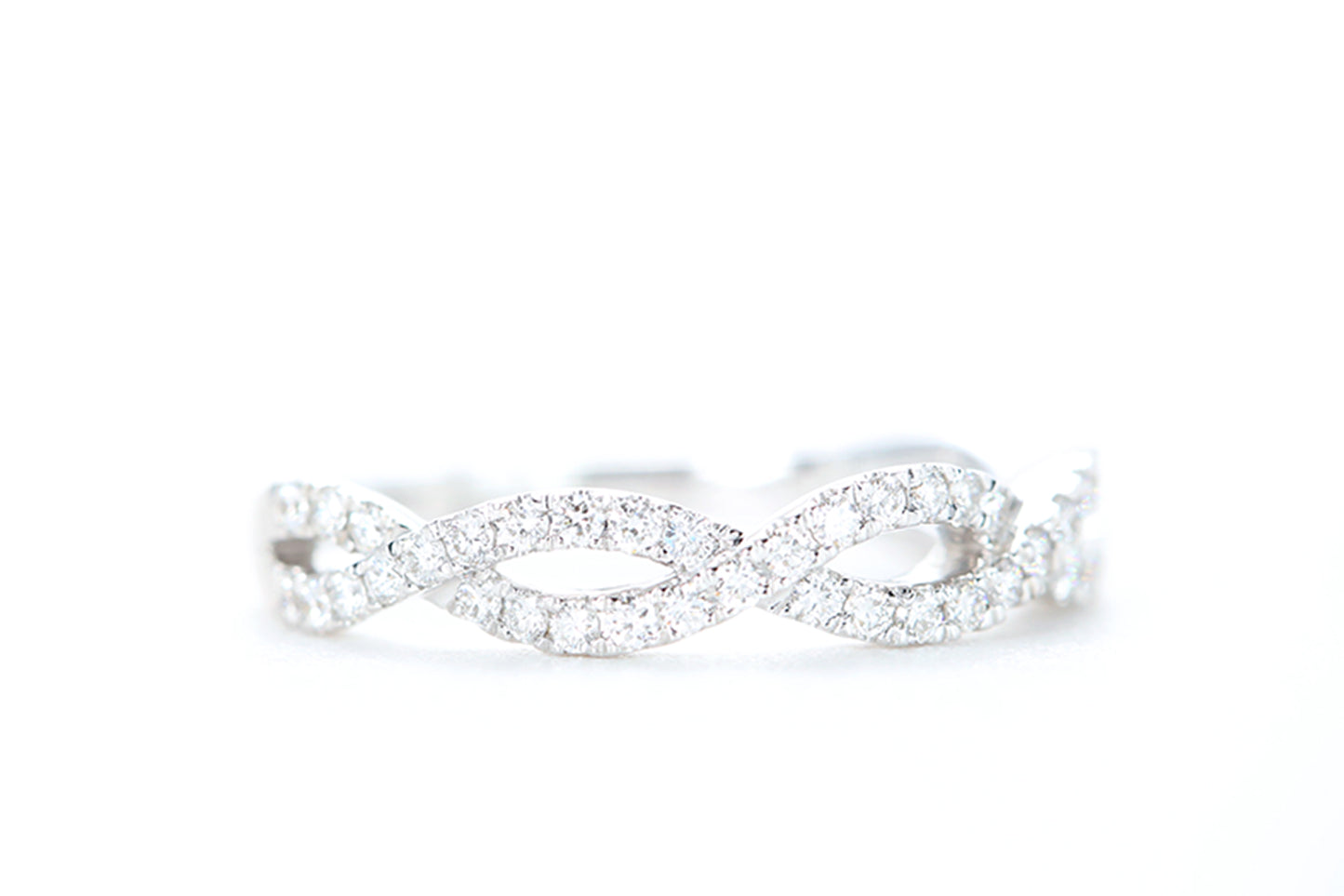 Woven Diamond Ring