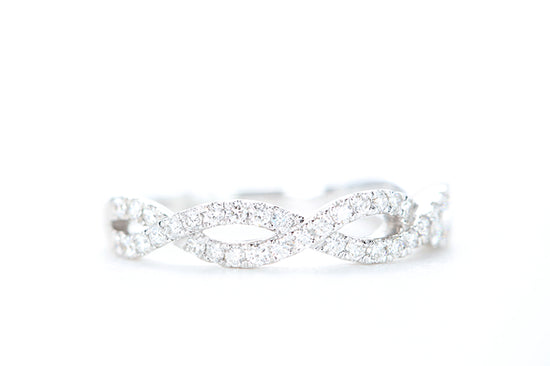 Woven Diamond Ring