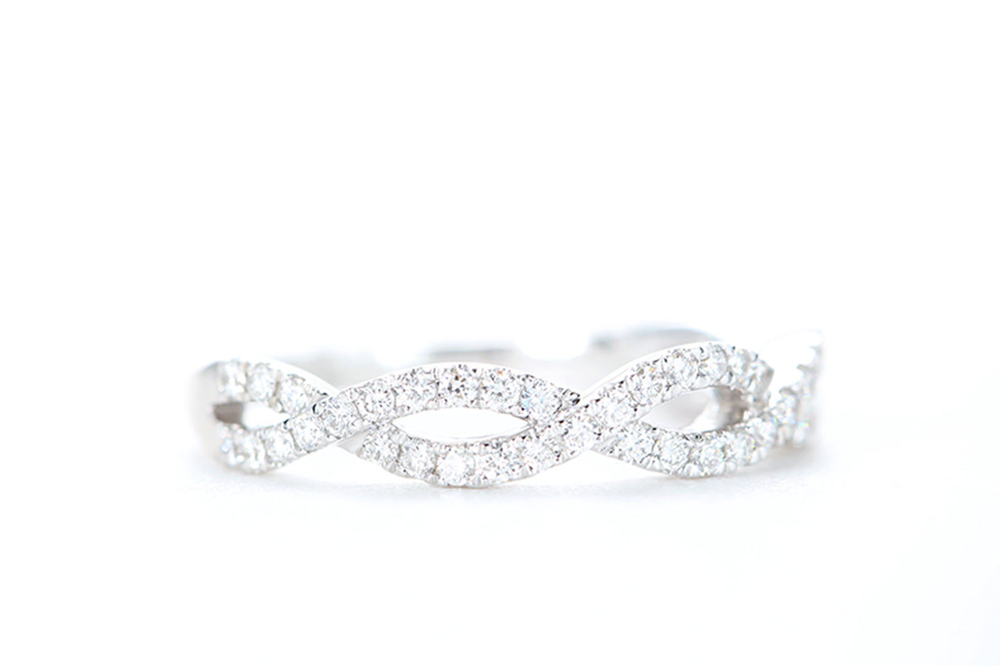 Woven Diamond Ring