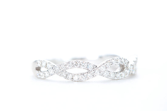 Woven Diamond Ring