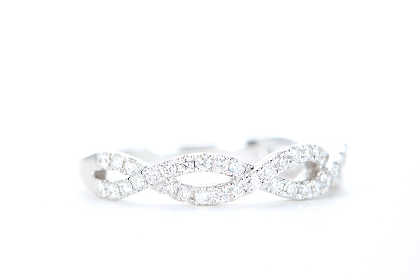 Woven Diamond Ring