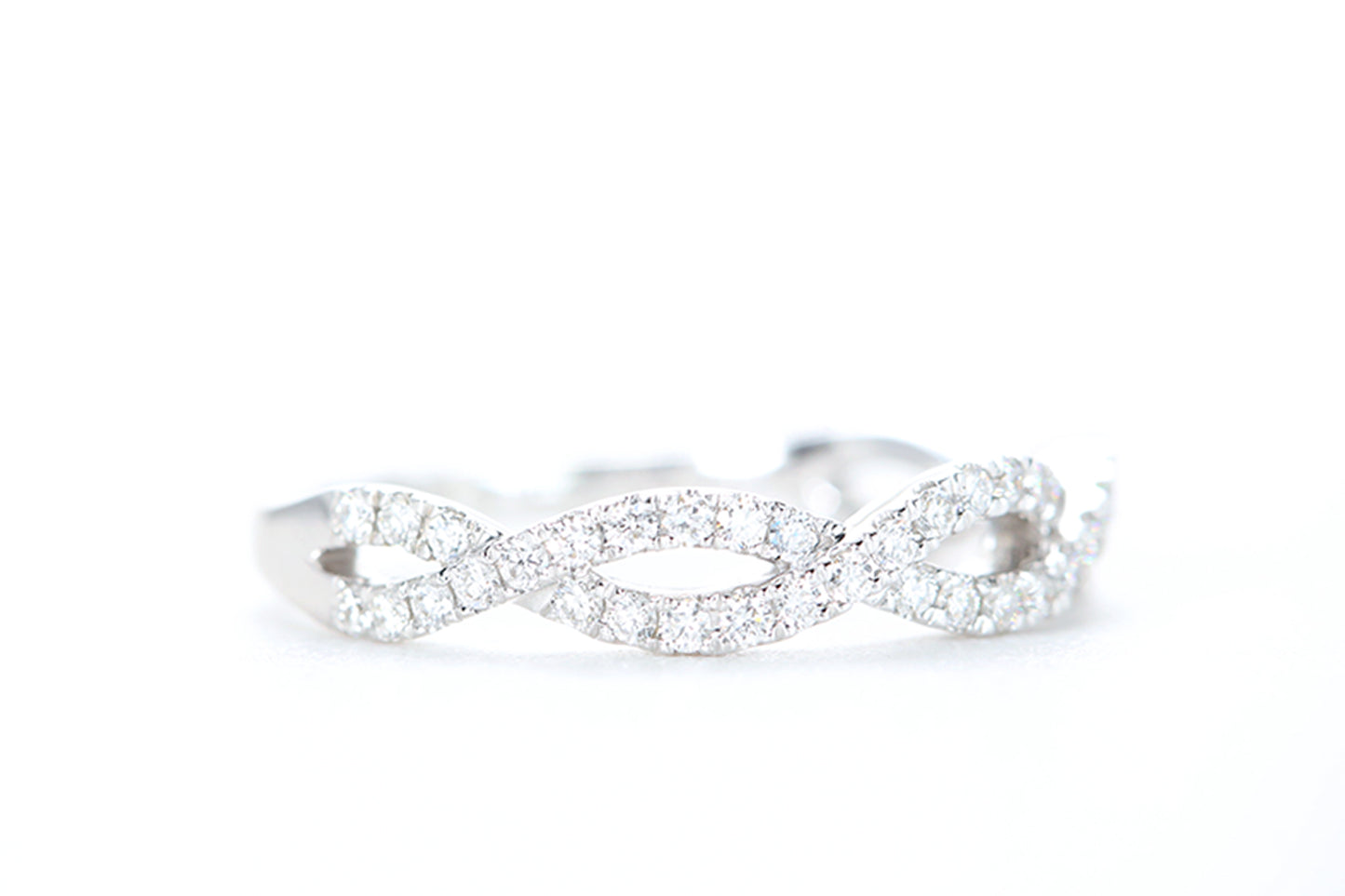 Woven Diamond Ring