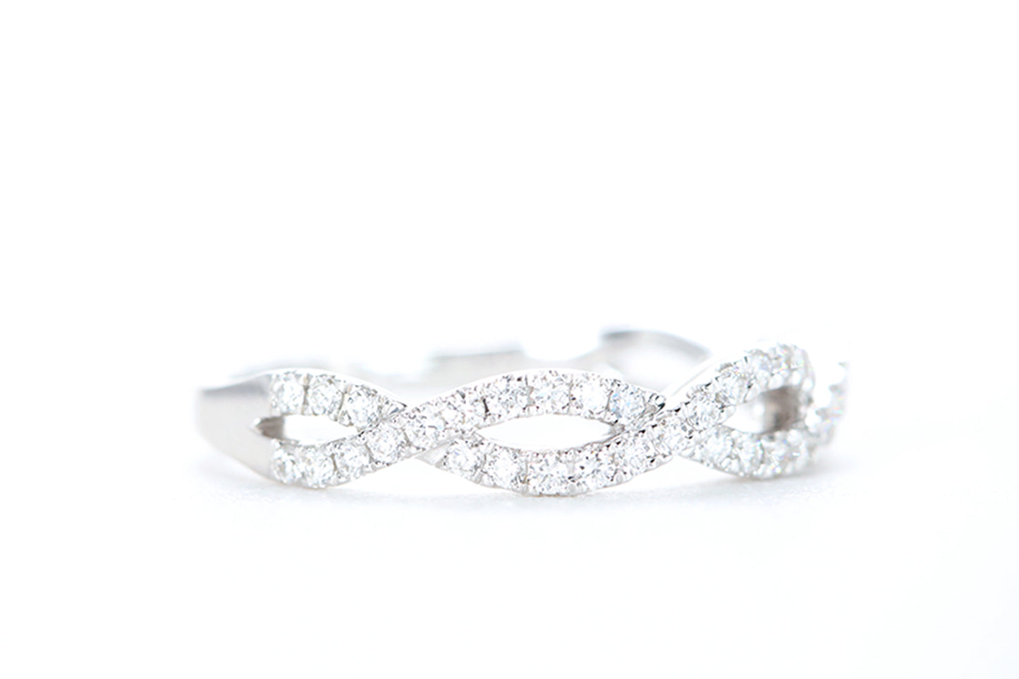 Woven Diamond Ring