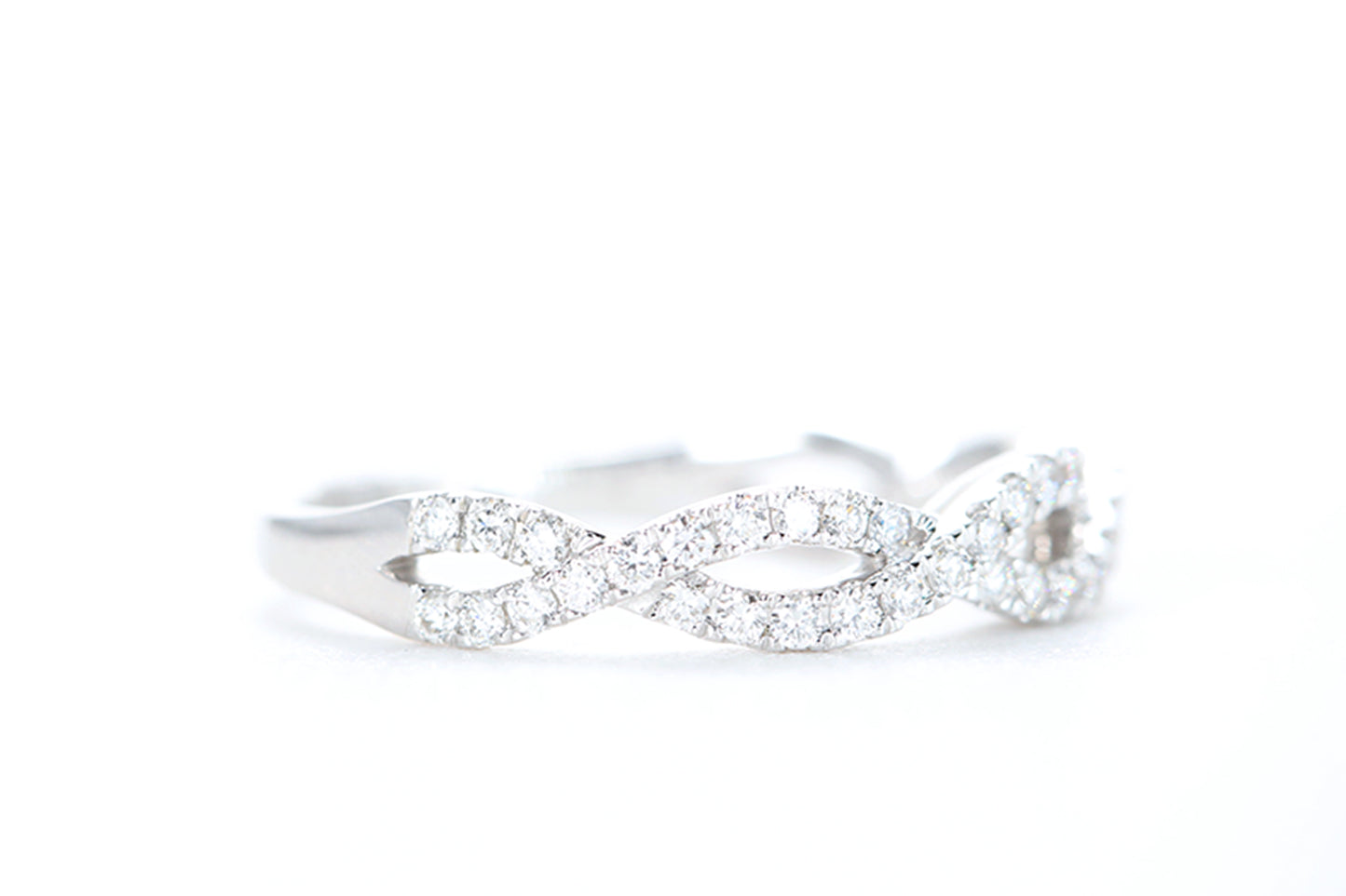 Woven Diamond Ring