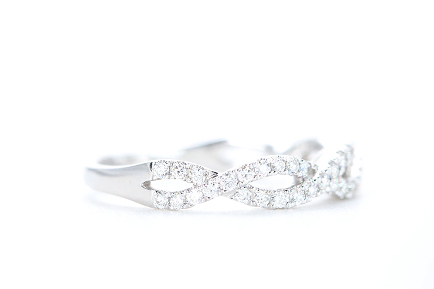 Woven Diamond Ring