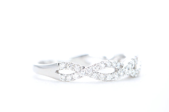Woven Diamond Ring