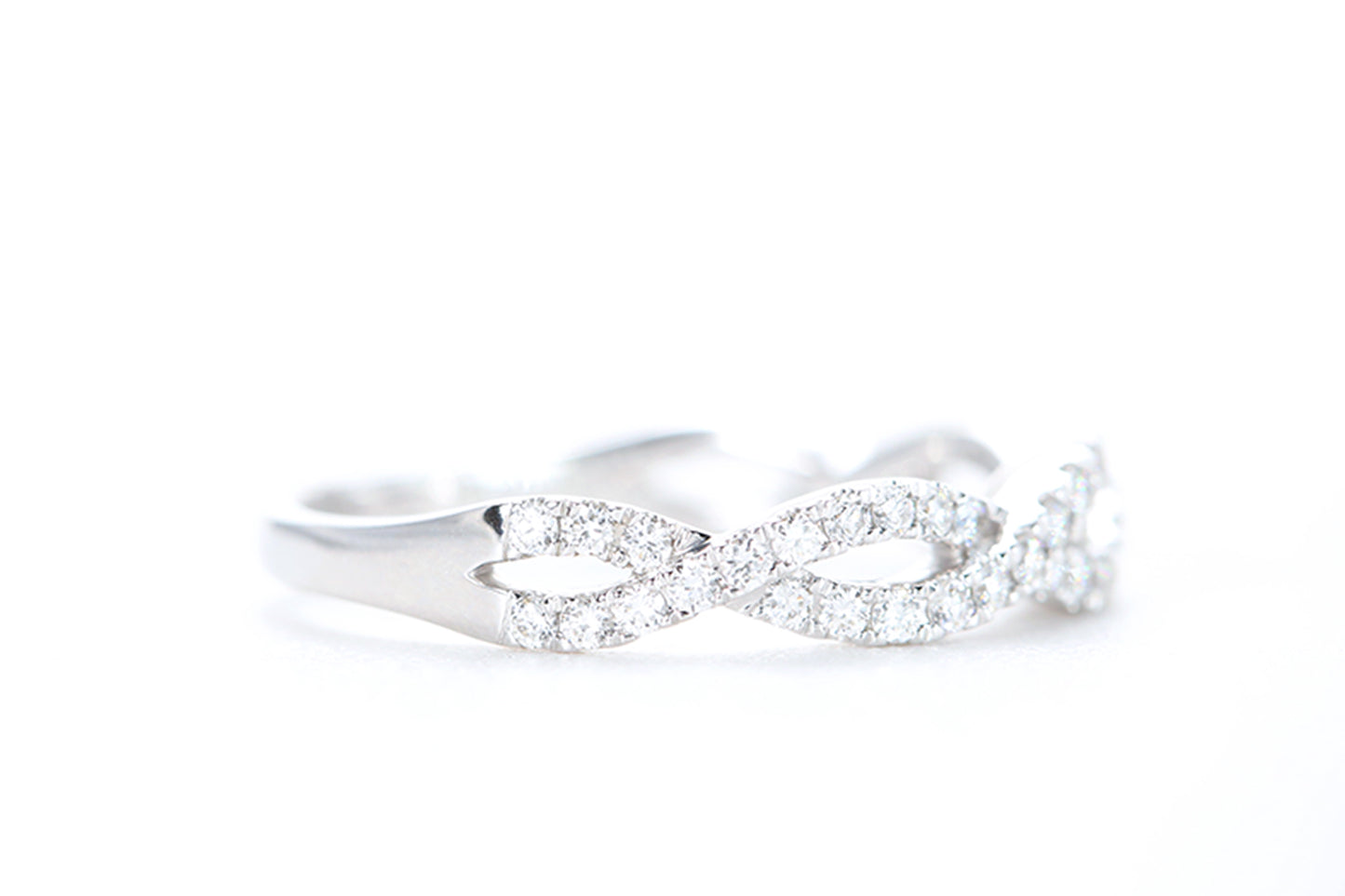 Woven Diamond Ring