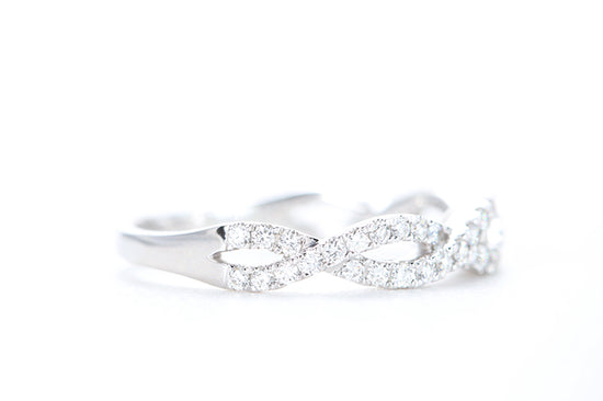 Woven Diamond Ring