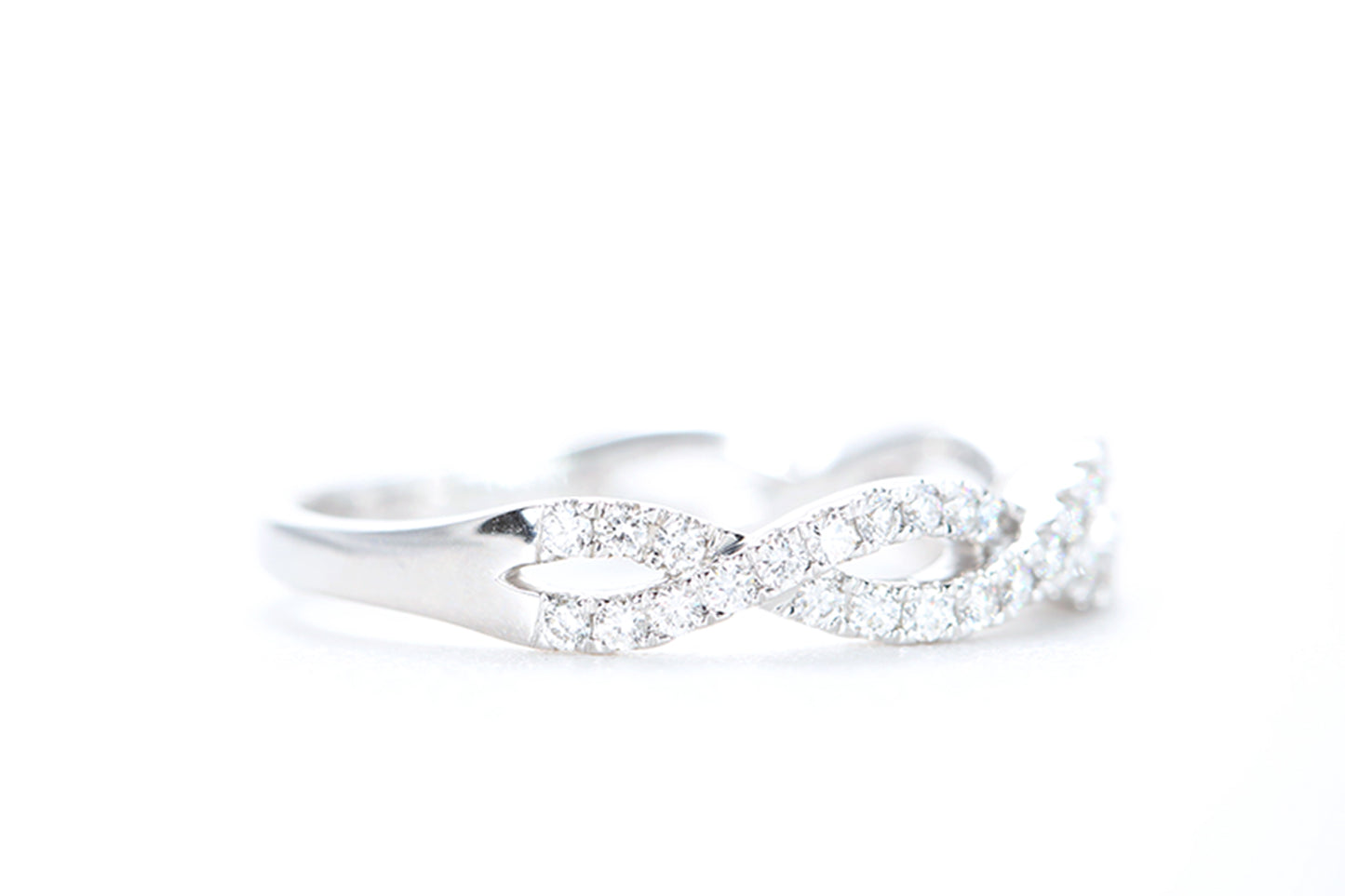 Woven Diamond Ring