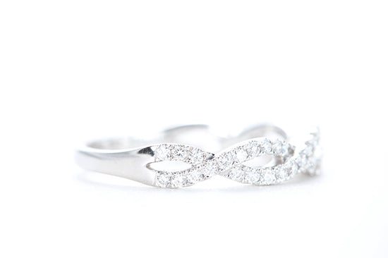 Woven Diamond Ring
