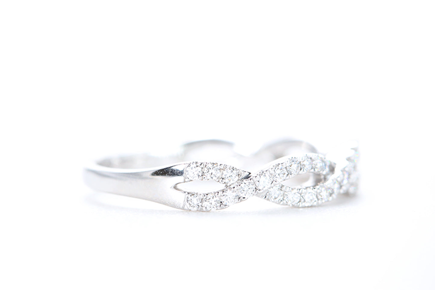 Woven Diamond Ring