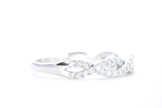 Woven Diamond Ring