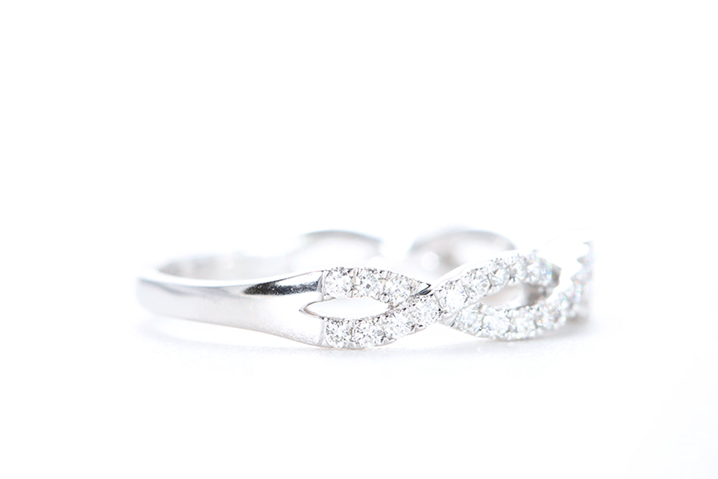 Woven Diamond Ring