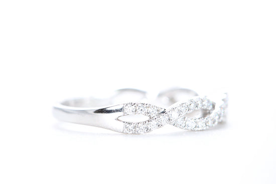 Woven Diamond Ring