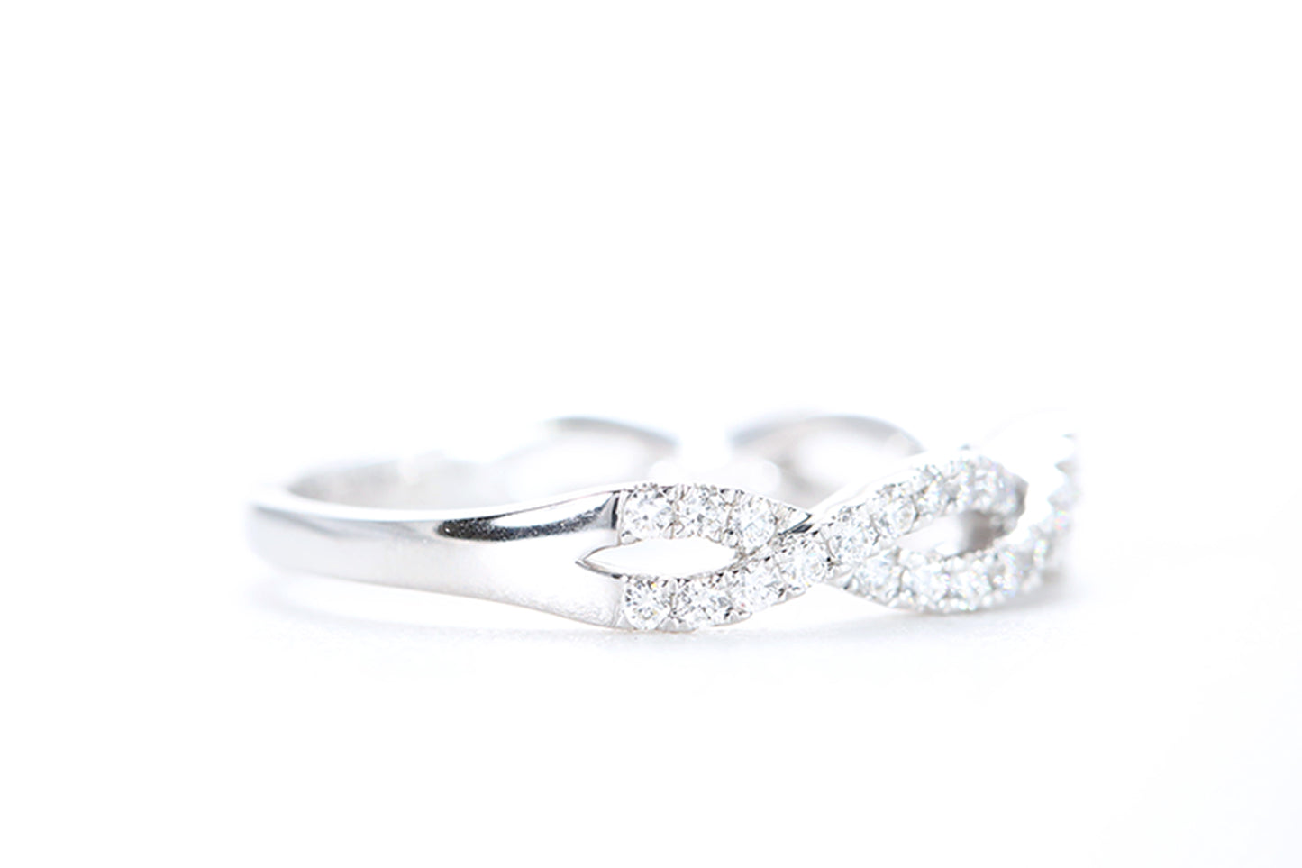 Woven Diamond Ring