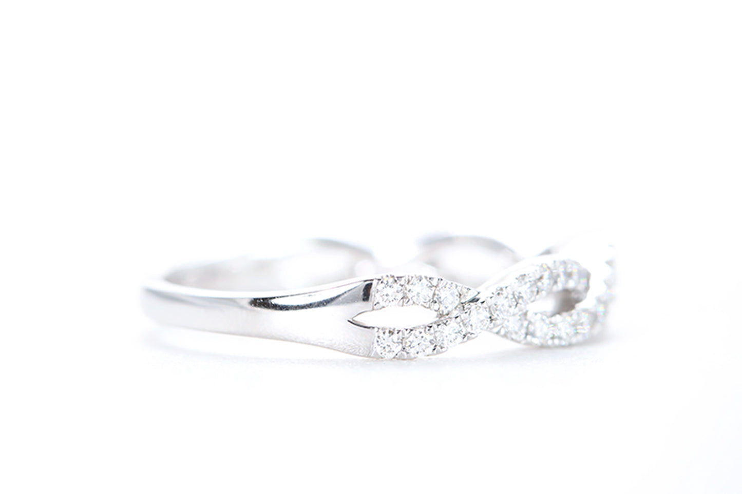 Woven Diamond Ring