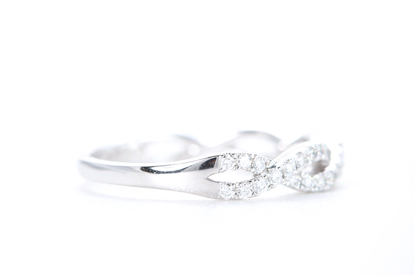 Woven Diamond Ring
