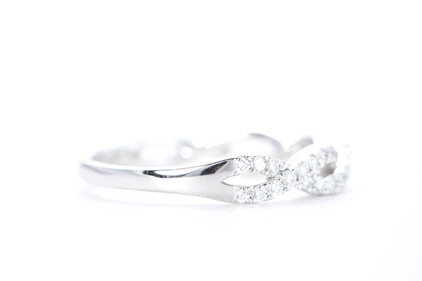 Woven Diamond Ring