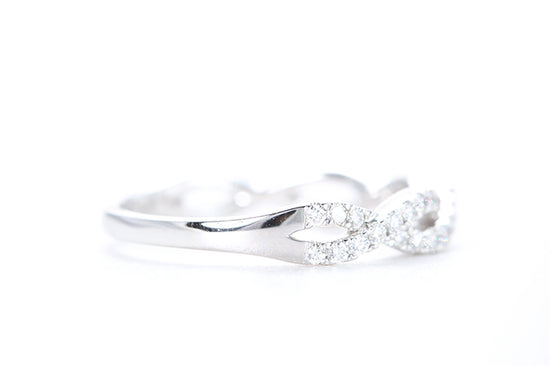 Woven Diamond Ring