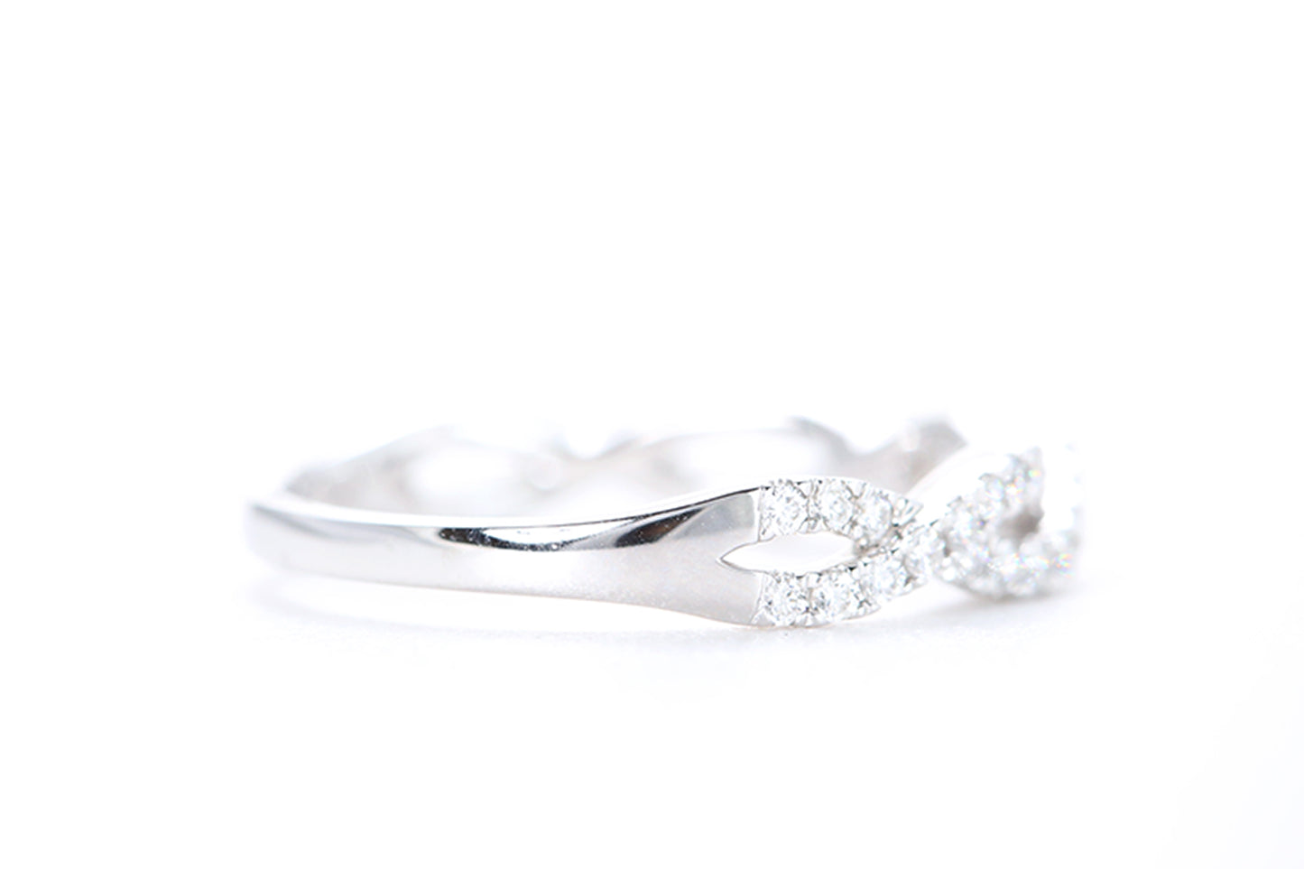 Woven Diamond Ring