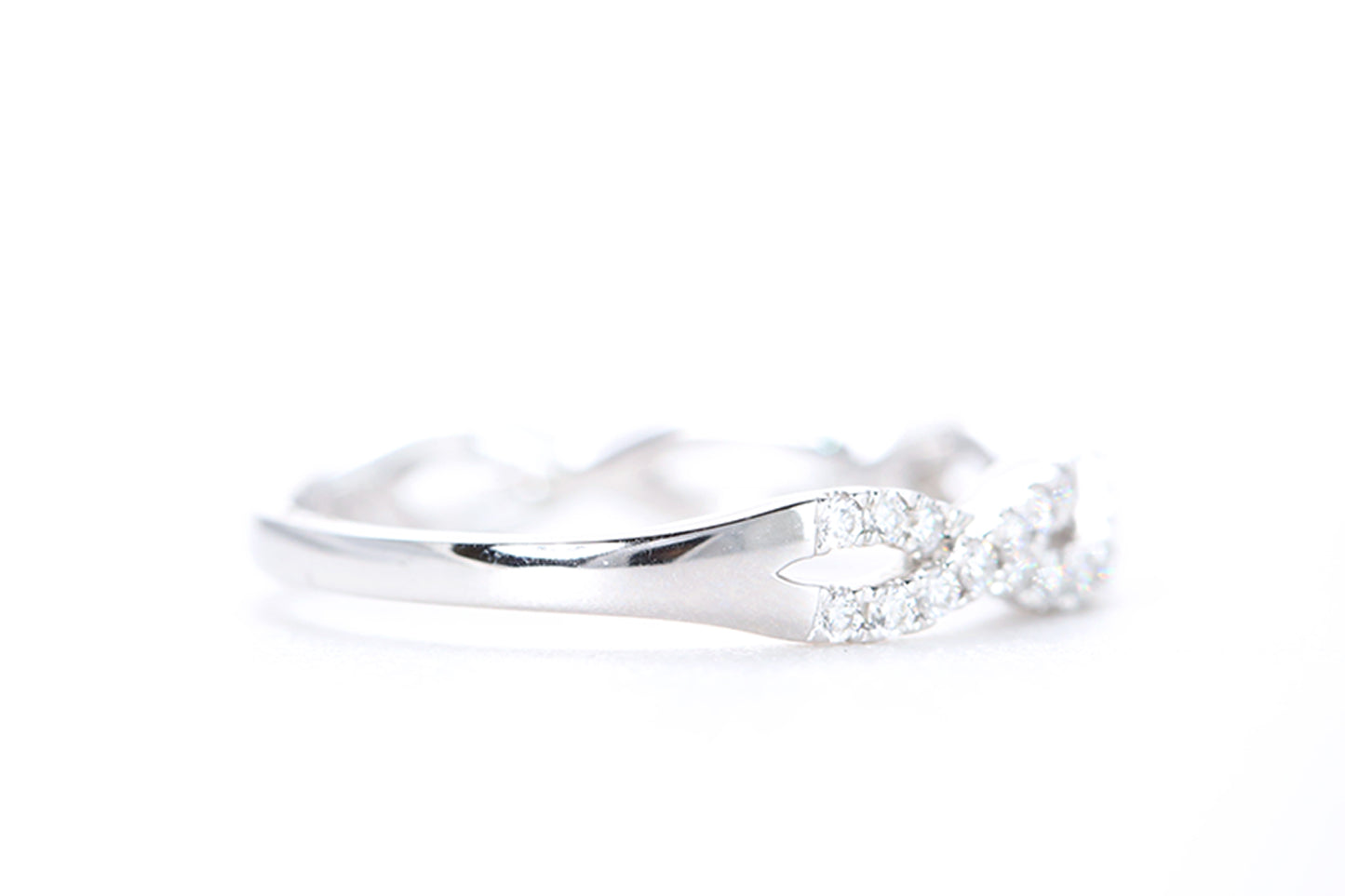 Woven Diamond Ring