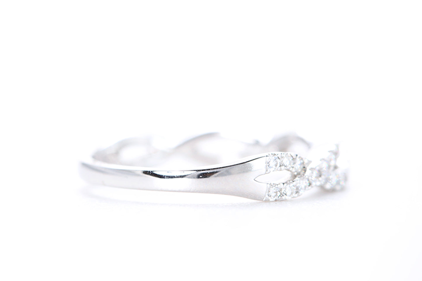 Woven Diamond Ring