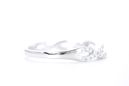 Woven Diamond Ring